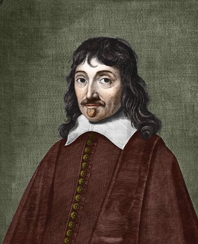 Ritratto di René Descartes. 1596-1650 da Anonymous Anonymous