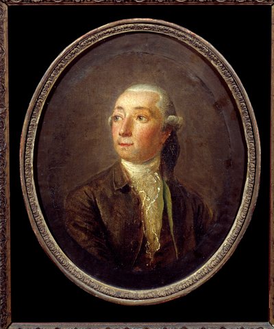 Ritratto di Restif de La Bretonne (1734-1806) scrittore francese. Dipinto anonimo. Collezione privata. da Anonymous Anonymous