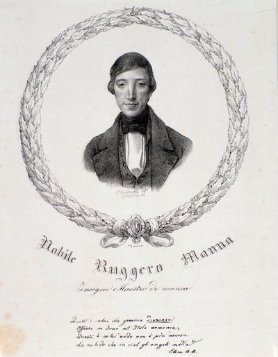 Ritratto di Ruggero Manna da Anonymous Anonymous