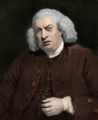 Ritratto di Samuel Johnson (1709-1784), scrittore inglese da Anonymous Anonymous