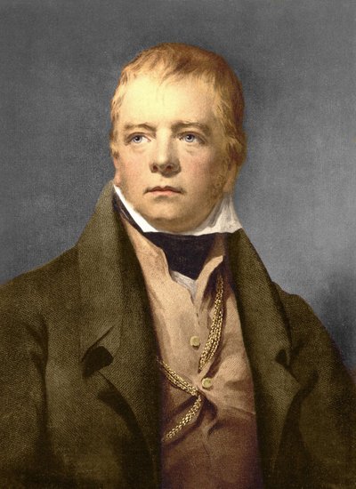 Ritratto di Sir Walter Scott (1771-1832), poeta, romanziere e storico scozzese da Anonymous Anonymous