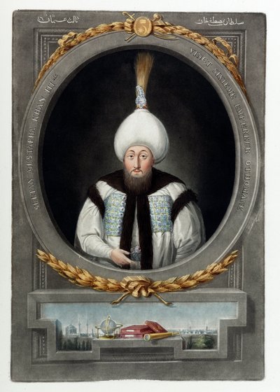 Ritratto del Sultano Mustafa III da Anonymous Anonymous