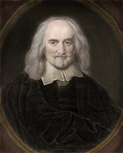 Ritratto di Thomas Hobbes (1588-1679) filosofo inglese da Anonymous Anonymous