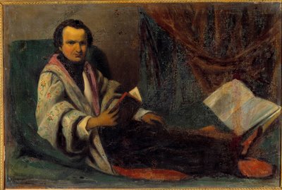 Ritratto di Victor Hugo (1802-1885). Dipinto anonimo. XIX secolo. Dim. 0,66x0,98 m da Anonymous Anonymous