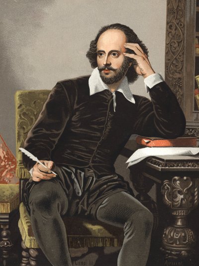 Ritratto di William Shakespeare (1564-1616). da 