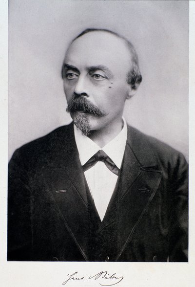 Ritratto del direttore e pianista tedesco Hans von Bülow (foto b/n) da Anonymous Anonymous