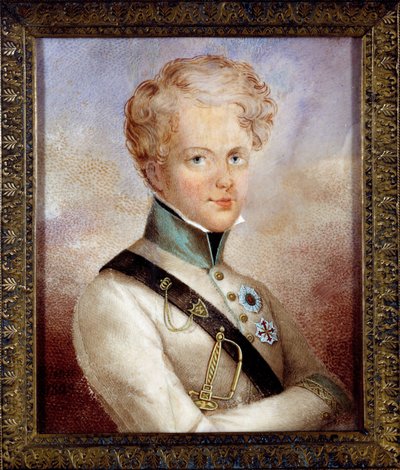 Ritratto del Re di Roma Napoleone II, Duca di Reichstadt (1811-1832) figlio dell