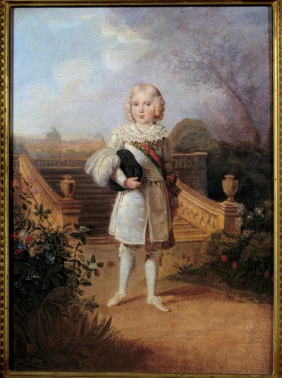 Ritratto del Principe di Parma (1811-1832) nel Giardino delle Tuileries Re di Roma Napoleone II, Duca di Reichstadt, figlio dell