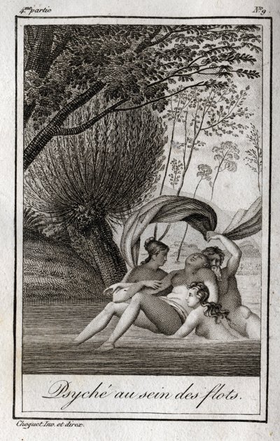 Psiche tra le onde. Incisione del 1819 in 