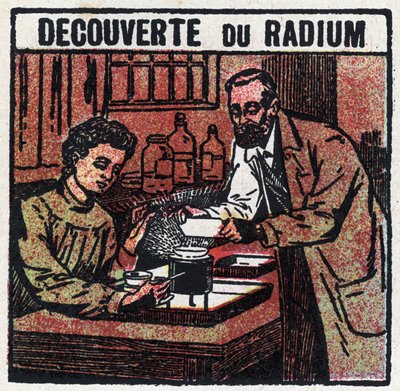 Radio: scoperta del radio da parte di Pierre (1859-1906) e Marie Curie (1867-1934) nel 1898 da Anonymous Anonymous