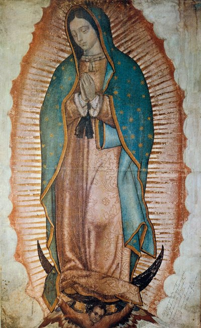 Rappresentazione della Vergine di Guadalupe, patrona del Messico da Anonymous Anonymous
