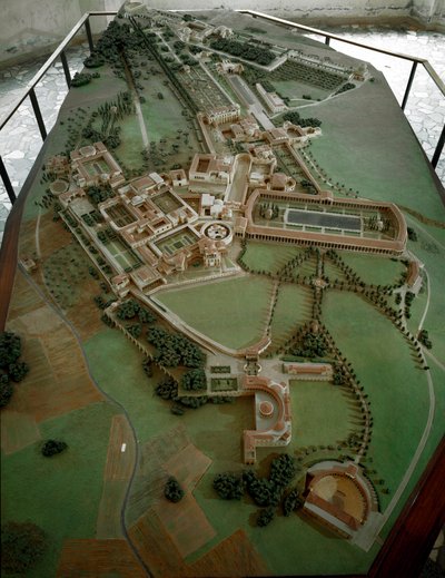 Arte romana: modello ridotto di Villa Adriana da Anonymous Anonymous