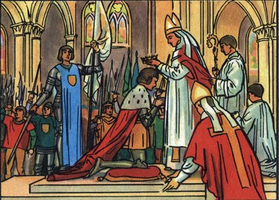 Re Carlo VII (1422-1461) consacrato dall