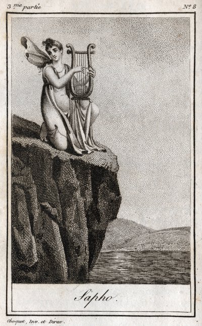 Saffo (VII secolo a.C.), poetessa greca dell