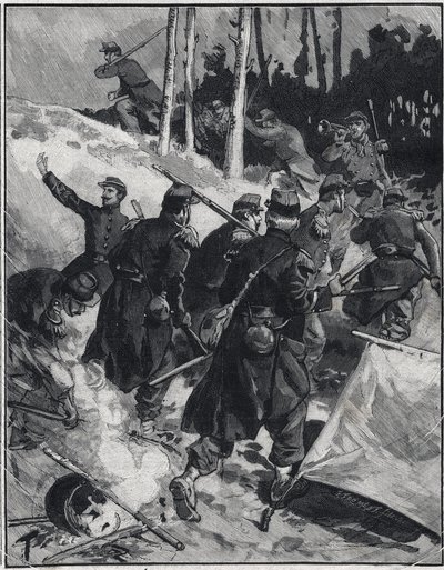 Scena del romanzo di Emile Zola (1840-1902) 