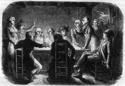 Conciliabolo segreto a Charenton - La cospirazione di Charenton maggio 1793 - I Girondini accusarono Georges Jacques Danton di cospirare con la Comune di Parigi (erano presenti durante l