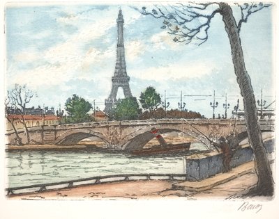 Senna e Torre Eiffel da Anonymous Anonymous