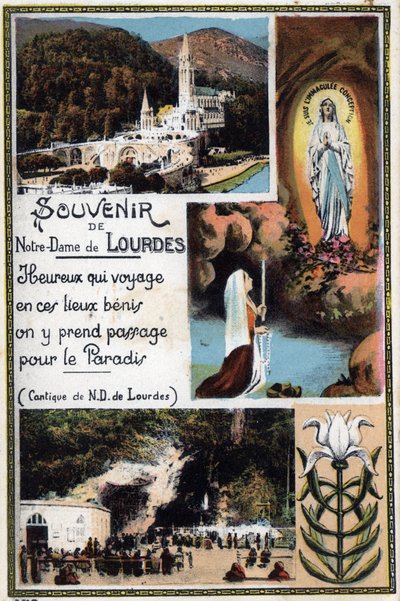Cartolina ricordo di Lourdes - Hautes Pyrenees (65) intorno al 1900 da Anonymous Anonymous