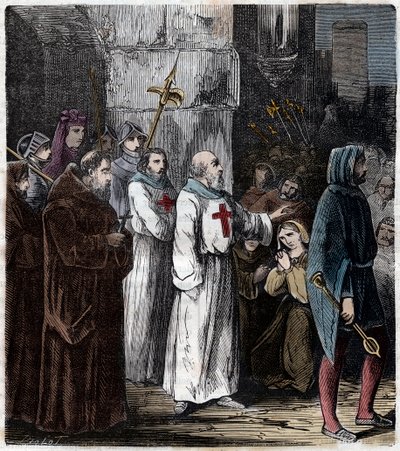 Supplice dei Templari: Jacques de Molay, gran maestro dell