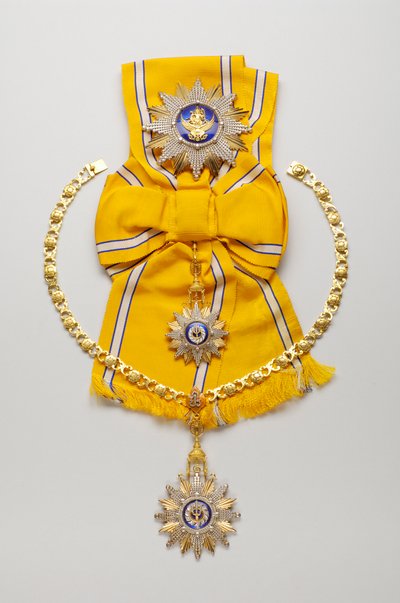 Thailandia - Ordine di Rajamitrabbhorn: set completo - placca, distintivo e pendente da Anonymous Anonymous