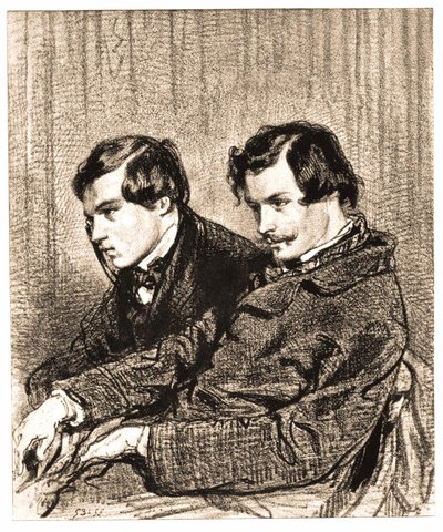 I fratelli Goncourt. Disegno, collezione privata da Anonymous Anonymous