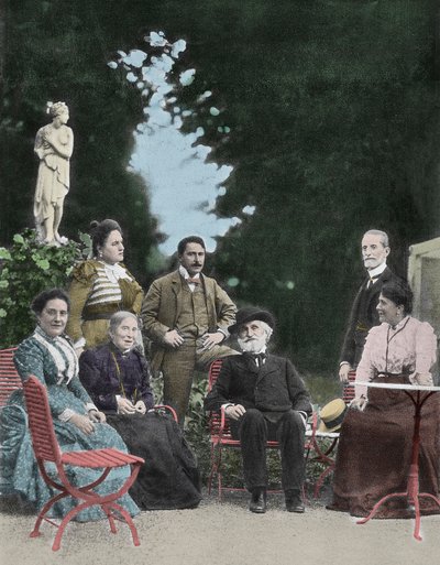 Il compositore italiano Giuseppe Verdi (1813-1901) a Sant