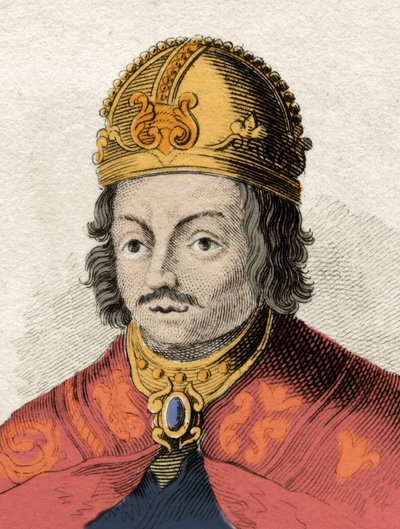 Il re di Castiglia Alfonso X il saggio (Alfonso X el Sabio) (1221-1284) da Anonymous Anonymous