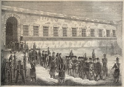 Il bagno di Rochefort nel XIX secolo. Incisione in 