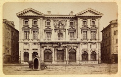 La città di Marsiglia e i suoi dintorni intorno al 1885-1890: il municipio da Anonymous Anonymous