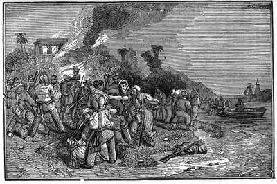 La morte del Capitano Edward Davis da Anonymous Anonymous