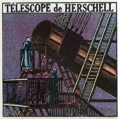 I primi strumenti ottici: telescopio di William Herschel. da Anonymous Anonymous