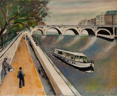 Il nuovo ponte a Parigi nel 1950 da Anonymous Anonymous