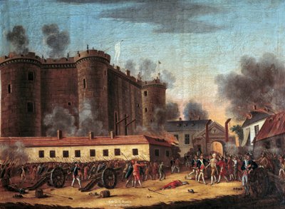 La presa della Bastiglia il 14 luglio 1789 e l