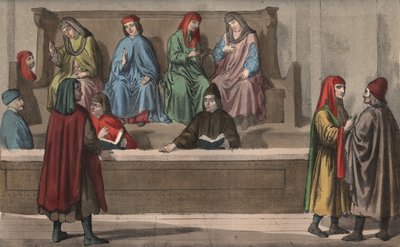Tribunale dei mercanti, o tribunale di commercio - XV secolo - Tribunale dei mercanti, Italia da Anonymous Anonymous