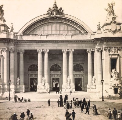 Esposizione Universale del 1900 a Parigi: Entrata del Grand Palais - collezione privata da Anonymous Anonymous