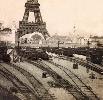 Esposizione Universale del 1900 a Parigi: La stazione del Champs de Mars - collezione privata da Anonymous Anonymous