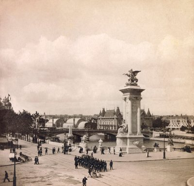 Esposizione Universale del 1900 a Parigi: Pilone del ponte Alessandro III da Anonymous Anonymous