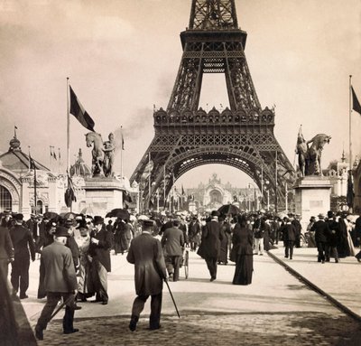 Esposizione Universale del 1900 a Parigi: Veduta presa al Champs de Mars - Collezione privata da Anonymous Anonymous