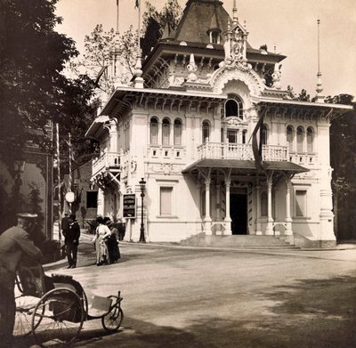 Esposizione Universale del 1900 a Parigi: Padiglione della Repubblica Sudafricana. Collezione privata da Anonymous Anonymous