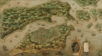 Veduta di Ambon, c.1617 da Anonymous Anonymous