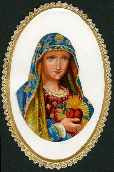 Vergine del Sacro Cuore da Anonymous Anonymous