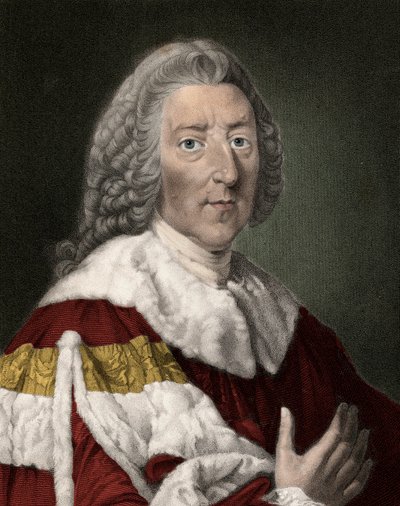 William Pitt il Vecchio (1708-1778), statista inglese da Anonymous Anonymous