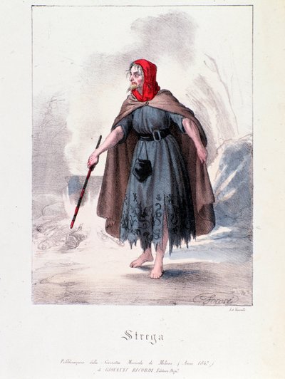 Personaggio di strega in Macbeth, opera di Giuseppe Verdi da Anonymous Anonymous