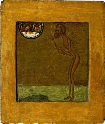 Basilio il Beato, fine XVI secolo da Anonymous Russian icon painter