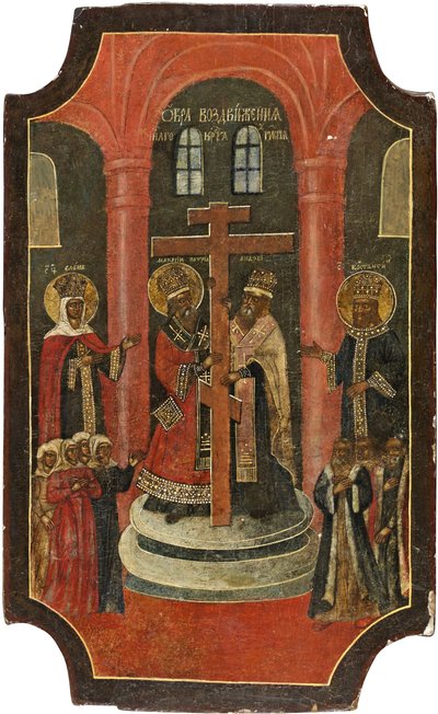 Esaltazione della Santa Croce, XVIII secolo da Anonymous Russian icon painter