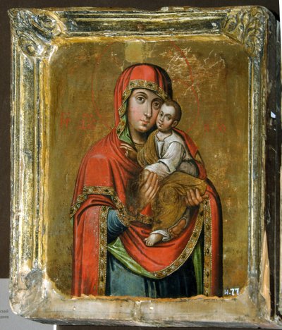 Icona della Madre di Dio di Kiev-Bratskaya, XVIII secolo da Anonymous Russian icon painter