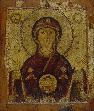 Nostra Signora del Segno, inizio XIII sec. da Anonymous Russian icon painter