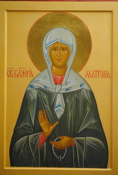 Santa Matrona di Mosca, XX secolo da Anonymous Russian icon painter