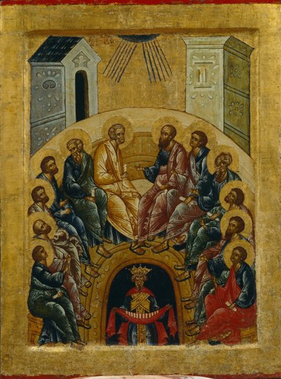 La discesa dello Spirito Santo da Anonymous Russian icon painter