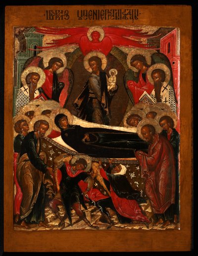 La Dormizione della Vergine, 1640s da Anonymous Russian icon painter